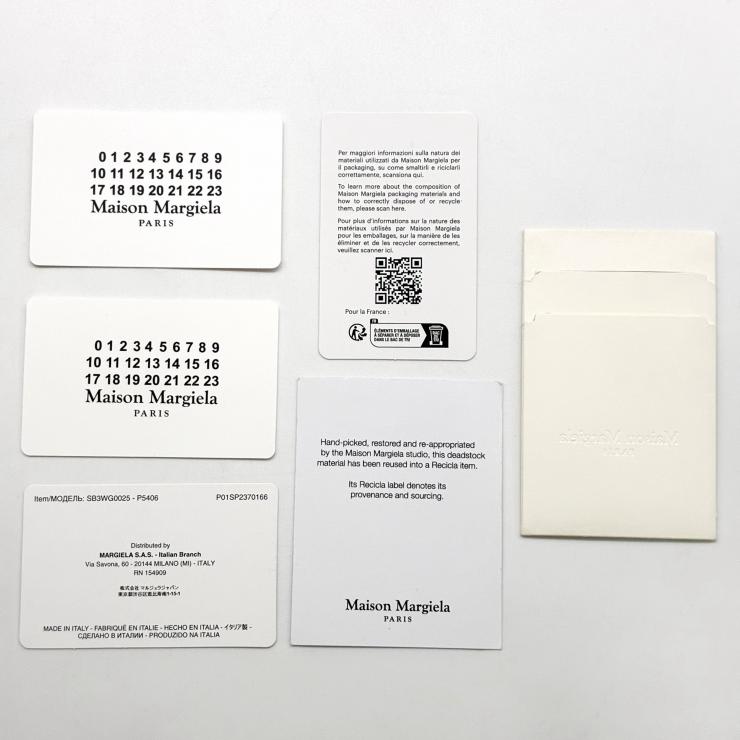Maison Margiela メゾン マルジェラ 5AC ベビー ハンド ショルダーバッグ 2WAY ブラウン RFID反応有 ★ギャラ付★ ★美品★