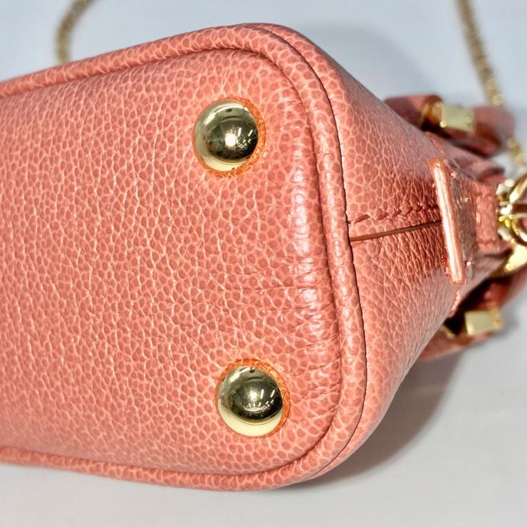 Maison Margiela メゾン マルジェラ 5AC ベビー ハンド ショルダーバッグ 2WAY ブラウン RFID反応有 ★ギャラ付★ ★美品★