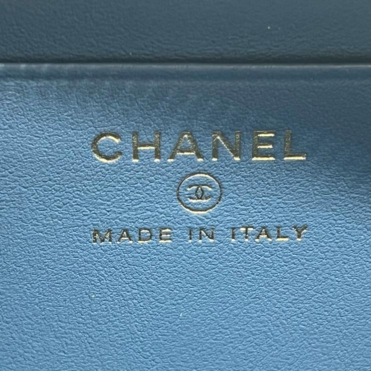 CHANEL シャネル ショルダーバッグ クラッシュ マトラッセ デニム ショルダーバッグ ゴールド金具 31番台 ブルー系 ★美品★★ギャラ付★