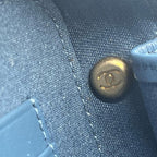 CHANEL シャネル ショルダーバッグ クラッシュ マトラッセ デニム ショルダーバッグ ゴールド金具 31番台 ブルー系 ★美品★★ギャラ付★
