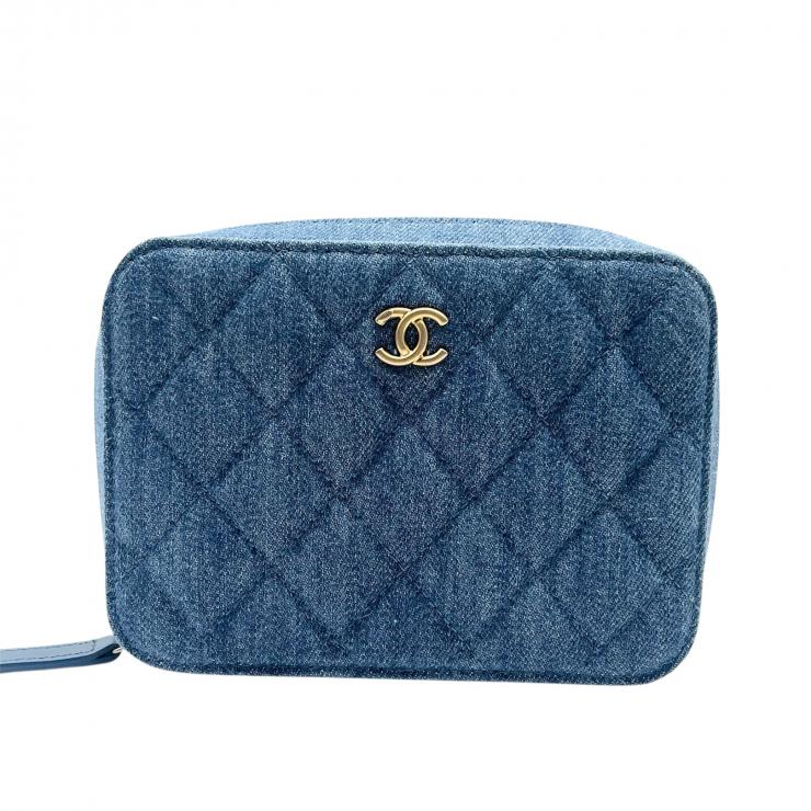 CHANEL シャネル ショルダーバッグ クラッシュ マトラッセ デニム ショルダーバッグ ゴールド金具 31番台 ブルー系 ★美品★★ギャラ付★