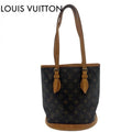LOUIS VUITTON ルイヴィトン モノグラム プチバケット ハンドバック トートバッグ バケツ型 FL0065 ★中古★