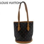 LOUIS VUITTON ルイヴィトン モノグラム プチバケット ハンドバック トートバッグ バケツ型 FL0065 ★中古★