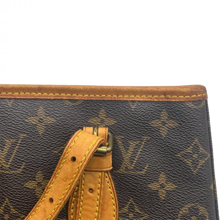 LOUIS VUITTON ルイヴィトン モノグラム プチバケット ハンドバック トートバッグ バケツ型 FL0065 ★中古★