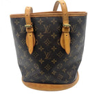 LOUIS VUITTON ルイヴィトン モノグラム プチバケット ハンドバック トートバッグ バケツ型 FL0065 ★中古★
