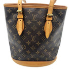 LOUIS VUITTON ルイヴィトン モノグラム プチバケット ハンドバック トートバッグ バケツ型 FL0065 ★中古★