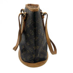 LOUIS VUITTON ルイヴィトン モノグラム プチバケット ハンドバック トートバッグ バケツ型 FL0065 ★中古★