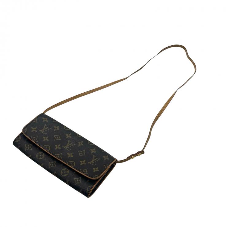 LOUIS VUITTON ルイヴィトン ポシェットツイン GM モノグラム ショルダーバッグ 斜め掛けバッグ BA0010 ★中古★