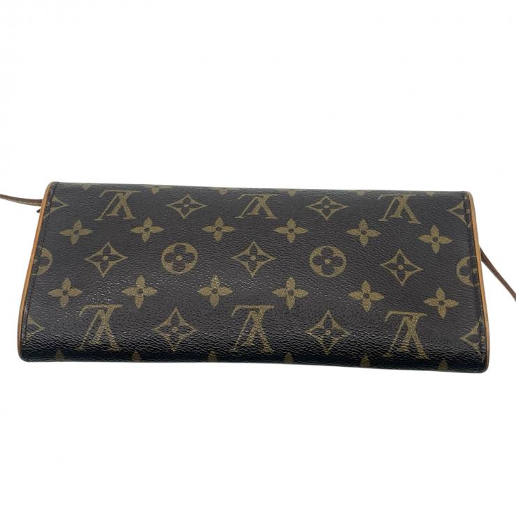 LOUIS VUITTON ルイヴィトン ポシェットツイン GM モノグラム ショルダーバッグ 斜め掛けバッグ BA0010 ★中古★