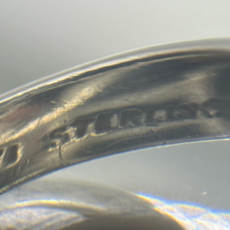 TIFFANY＆CO．ティファニー オープンハート リング 指輪 エルサペレッティ スターリングシルバー 925 11号 ★中古品★