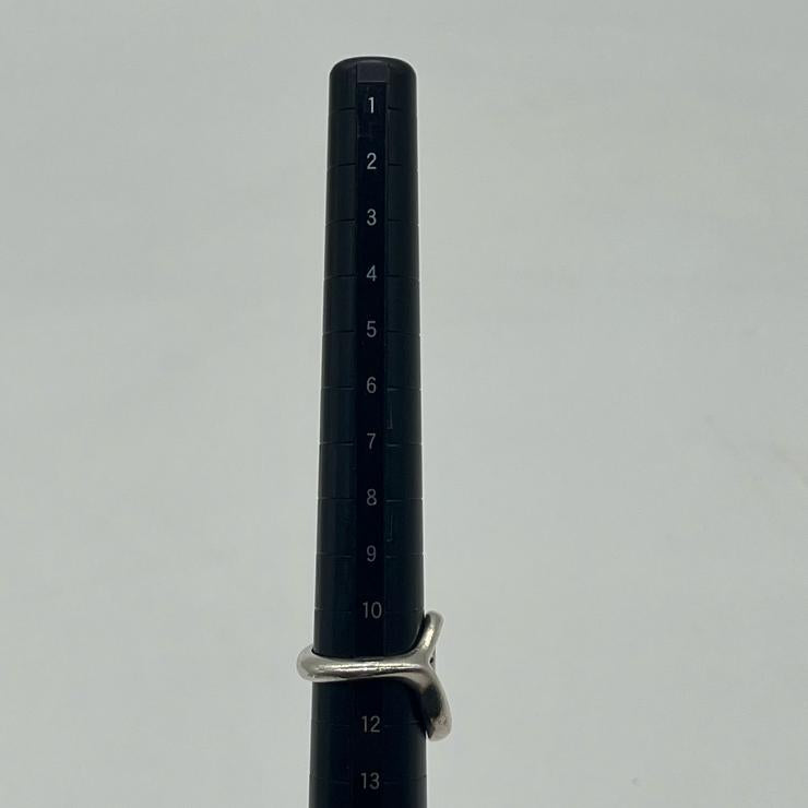 TIFFANY＆CO．ティファニー オープンハート リング 指輪 エルサペレッティ スターリングシルバー 925 11号 ★中古品★