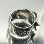 Vivienne Westwood ヴィヴィアンウエストウッド ベルトリング 指輪 M シルバー 925 15号 ★中古★