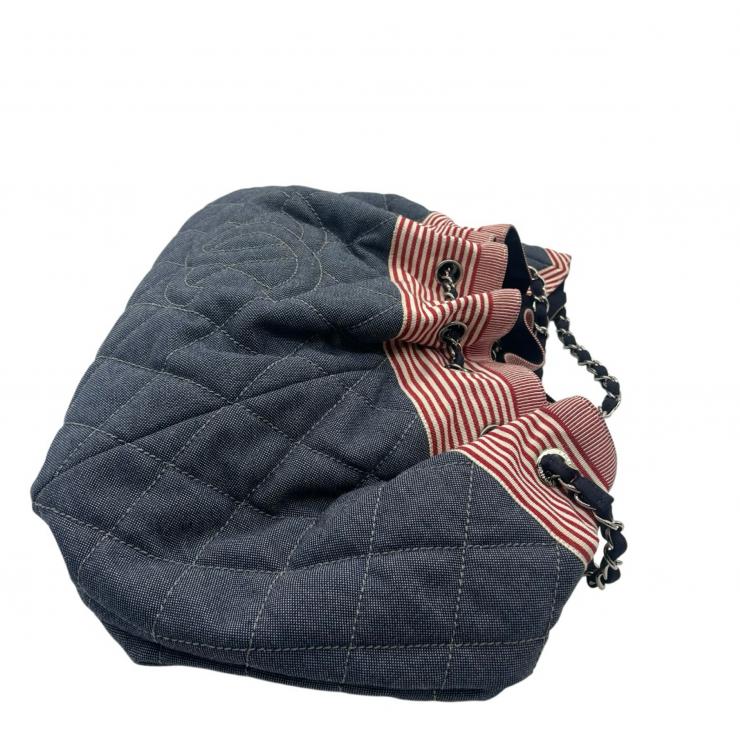 CHANEL シャネル デニム ココマーク ココカバス ショルダーバッグ トートバッグ シルバー金具 13番台 ★美品★ ★ギャラ付★