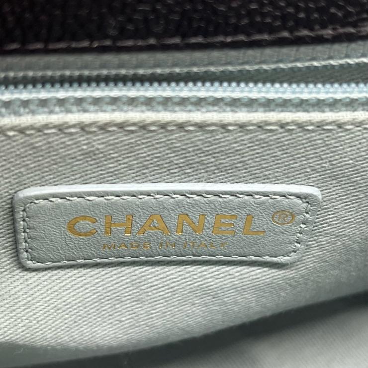 CHANEL シャネル マトラッセ ココマーク キルティング チェーンショルダーバッグ キャビアスキン ブラック ゴールド金具 ★美品★