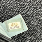 CHANEL シャネル マトラッセ ココマーク キルティング チェーンショルダーバッグ キャビアスキン ブラック ゴールド金具 ★美品★