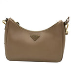 PRADA プラダ Re-Edition 2005 サフィアーノ チェーンショルダーバッグ ハンドバック 三角プレートロゴ レザー 1BH204 ★美品★