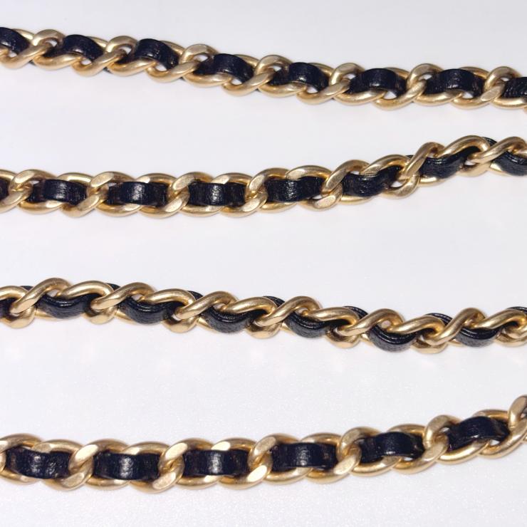 CHANEL シャネル マトラッセ ラムスキン ココマーク アジャスター チェーン フラップ ショルダーバック ランダムプレート ブラック ★美品★