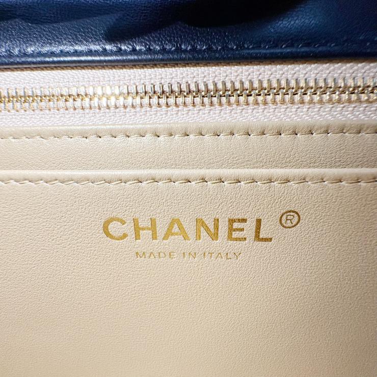 CHANEL シャネル マトラッセ ラムスキン ココマーク アジャスター チェーン フラップ ショルダーバック ランダムプレート ブラック ★美品★