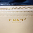 CHANEL シャネル マトラッセ ラムスキン ココマーク アジャスター チェーン フラップ ショルダーバック ランダムプレート ブラック ★美品★