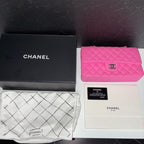 CHANEL シャネル マトラッセ25 ダブルフラップ チェーン ショルダーバッグ ラムスキン シルバー金具 ピンク 31番台 ★美品★ ★箱付★