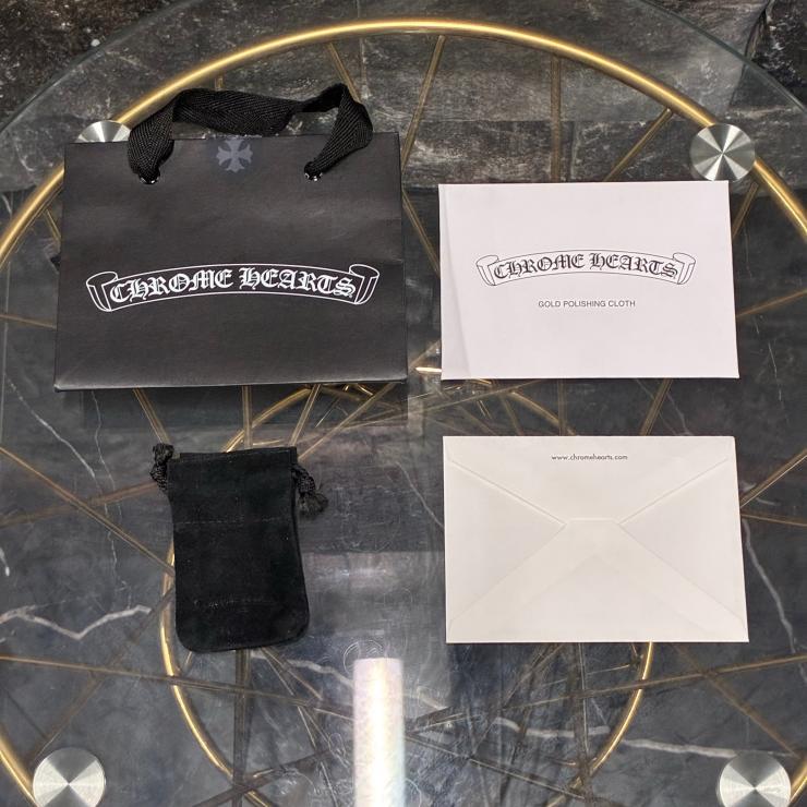 CHROME HEARTS クロムハーツ ベイビークラシック ダブルフローラルクロス ゴールド 22K 20号 リング 指輪 ★極美品★ ★インボイス付★