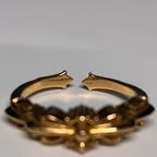 CHROME HEARTS クロムハーツ ベイビークラシック ダブルフローラルクロス ゴールド 22K 20号 リング 指輪 ★極美品★ ★インボイス付★