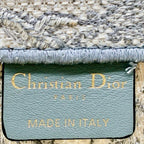 CHRISTIAN DIOR クリスチャンディオール ブックトート トワル・ドゥ・ジュイ エンブロイダリー グレーキャンバス レディース ★中古★