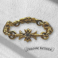 Chrome Ｈearts クロムハーツ タイニーECHプラス リング 指輪 K22 イエローゴールド ダイヤ 9.5号 ★インボイス付★★美品★
