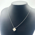 VanCleef & Arpels ヴァンクリーフ＆アーペル ヴィンテージアルハンブラ マザオブパール ネックレス ジュエリー K18WG ホワイトゴールド ★ギャラ★