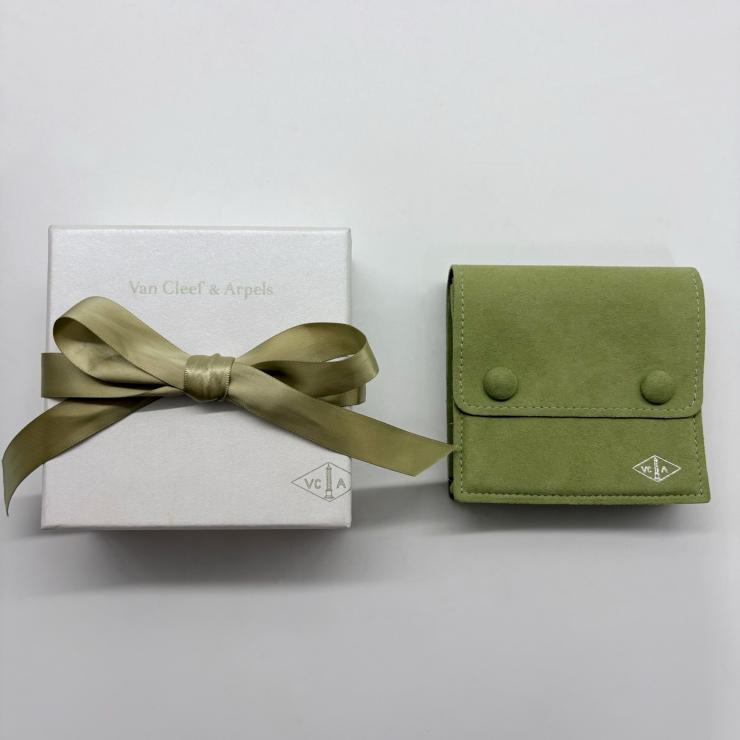 VanCleef & Arpels ヴァンクリーフ＆アーペル ヴィンテージ アルハンブラ 2021年 クリスマス限定 ホリデーコレクション ロードナイト 1Pダイヤ ダイヤモンド K18PG ネックレス アクセサリー ★極希少品★