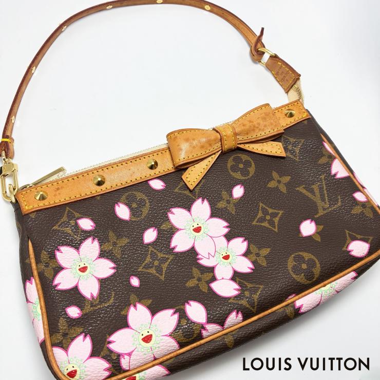 LOUIS VUITTON ルイ ヴィトン モノグラム チェリーブロッサム 村上隆 ポシェット アクセソワール M92006 ハンドバッグ ★美品★