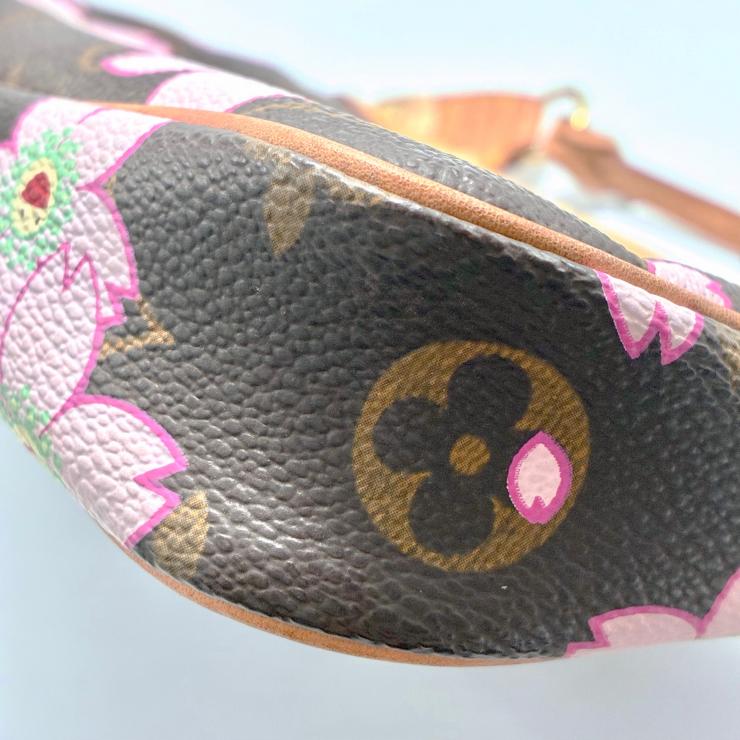 LOUIS VUITTON ルイ ヴィトン モノグラム チェリーブロッサム 村上隆 ポシェット アクセソワール M92006 ハンドバッグ ★美品★