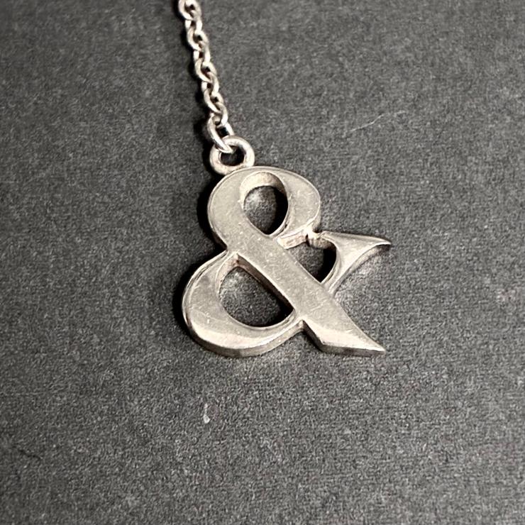 Tiffany&Co. ティファニー ロゴ スイング ネックレス アクセサリー シルバー SV925 ★美品★