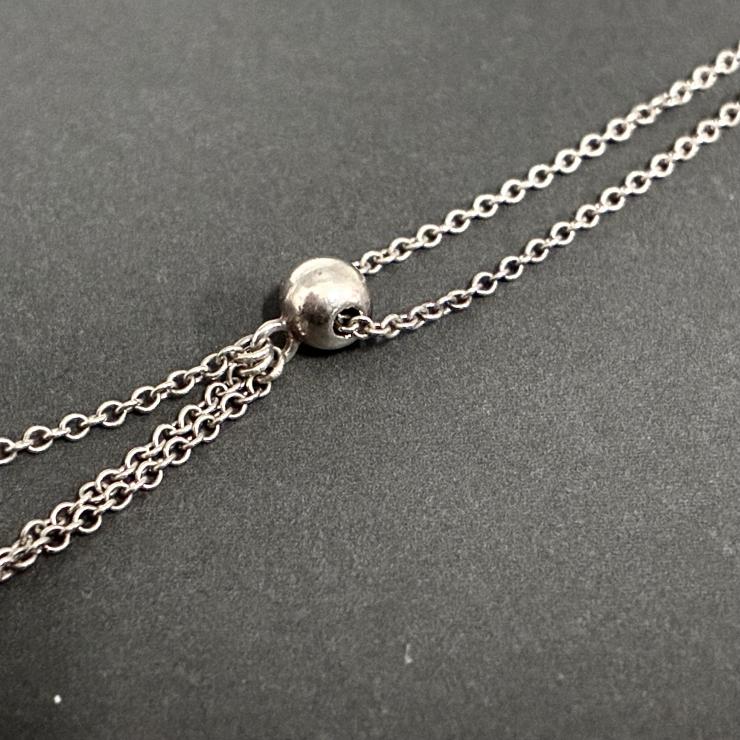 Tiffany&Co. ティファニー ロゴ スイング ネックレス アクセサリー シルバー SV925 ★美品★