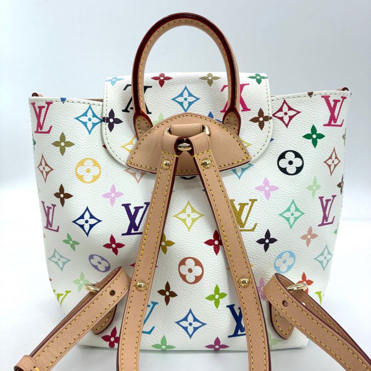 LOUIS VUITTON ルイ・ヴィトン 村上隆 LV × TM ヴェニス リュックサック バックパック モノグラム マルチカラー ホワイト ★美品★ ★袋付、RFID反応有★