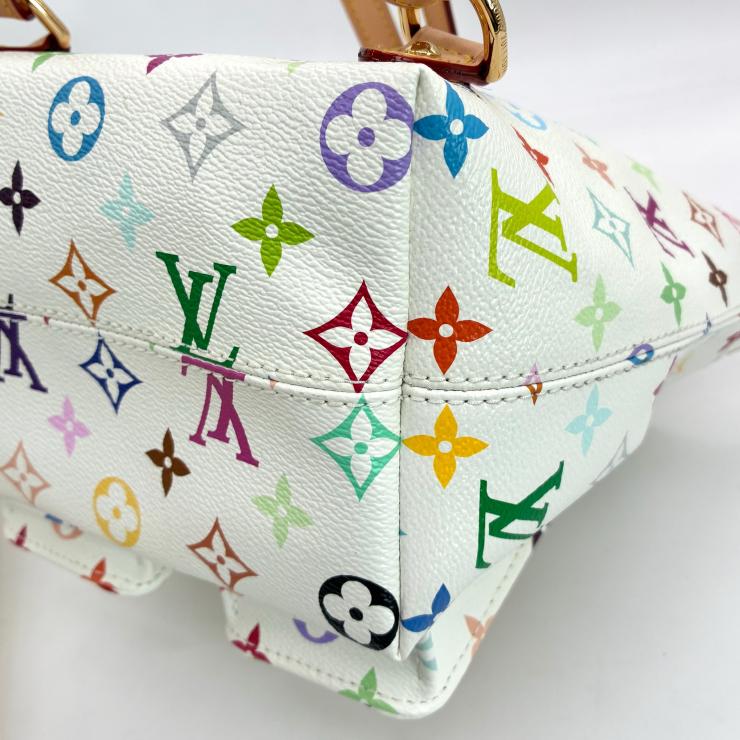 LOUIS VUITTON ルイ・ヴィトン 村上隆 LV × TM ヴェニス リュックサック バックパック モノグラム マルチカラー ホワイト ★美品★ ★袋付、RFID反応有★