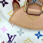 LOUIS VUITTON ルイ・ヴィトン 村上隆 LV × TM ヴェニス リュックサック バックパック モノグラム マルチカラー ホワイト ★美品★ ★袋付、RFID反応有★