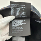 PRADA プラダ トライアングルロゴ ベースボールキャップ 帽子 コットン デニム サイズXL 2HC274 ファッション小物 ★美品★ ★袋付★