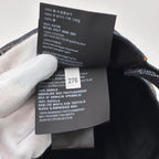 PRADA プラダ トライアングルロゴ ベースボールキャップ 帽子 コットン デニム サイズXL 2HC274 ファッション小物 ★美品★ ★袋付★