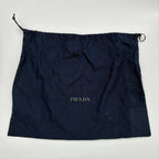 PRADA プラダ トライアングルロゴ ベースボールキャップ 帽子 コットン デニム サイズXL 2HC274 ファッション小物 ★美品★ ★袋付★
