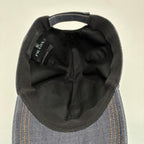PRADA プラダ トライアングルロゴ ベースボールキャップ 帽子 コットン デニム サイズXL 2HC274 ファッション小物 ★美品★ ★袋付★