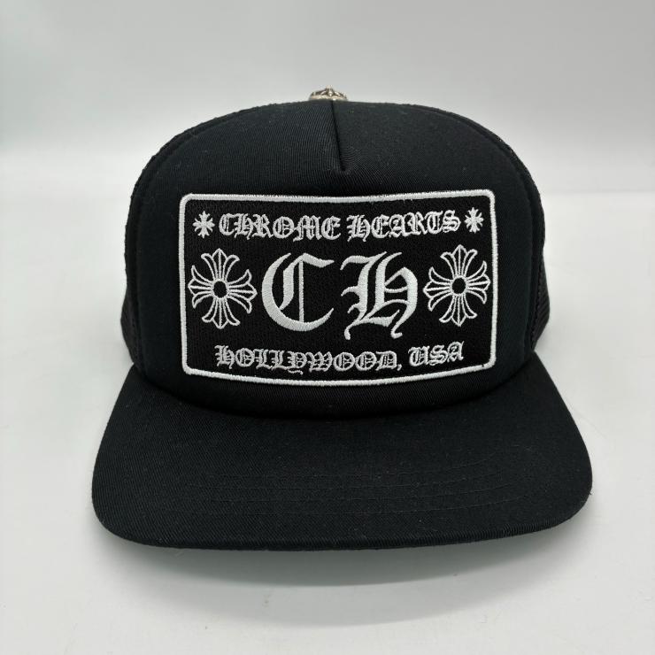 CHROME HEARTS クロムハーツ トラッカーキャップ 頭囲51〜61cm ブラック ★美品★