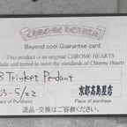 CHROME HEARTS クロムハーツ スリートリンケッツ ペンダントトップ チャーム シルバー SV925 アクセサリー ★付属品付★