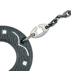 HERMES エルメス ホースシュー バッグチャーム チャーム キーホルダー レザー SV925 オレンジ 馬蹄 ユニセックス ★中古品★