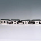 LOUIS VUITTON ルイヴィトン M1149M LVテーラー ブレスレット アクセサリー AG925 シルバー M ★美品★