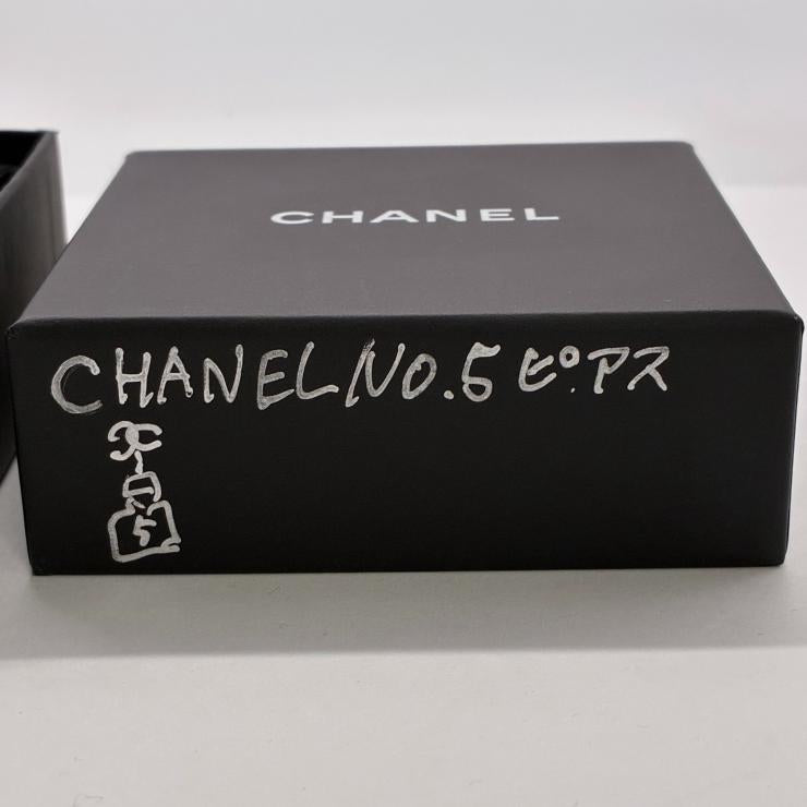 CHANEL シャネル ココマーク No.5 パフュームボトル ピアス 両耳用 A22S 2022年コレクション アクセサリー ★箱付★ ★美品★