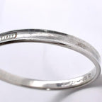 Tiffany&Co. ティファニー 1837 ナロー バングル 約19cm アクセサリー シルバー SV925 ★箱付★