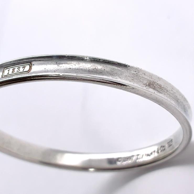 Tiffany&Co. ティファニー 1837 ナロー バングル 約19cm アクセサリー シルバー SV925 ★箱付★