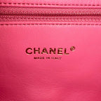CHANEL シャネル マトラッセ ラムスキン バケットバッグ レターチェーン ランダムプレート ゴールドカラー ピンク ★美品★★袋付★