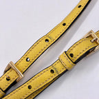 PRADA プラダ オデット サフィアーノ レザー 2WAY ショルダー ハンド バッグ イエロー ★美品★